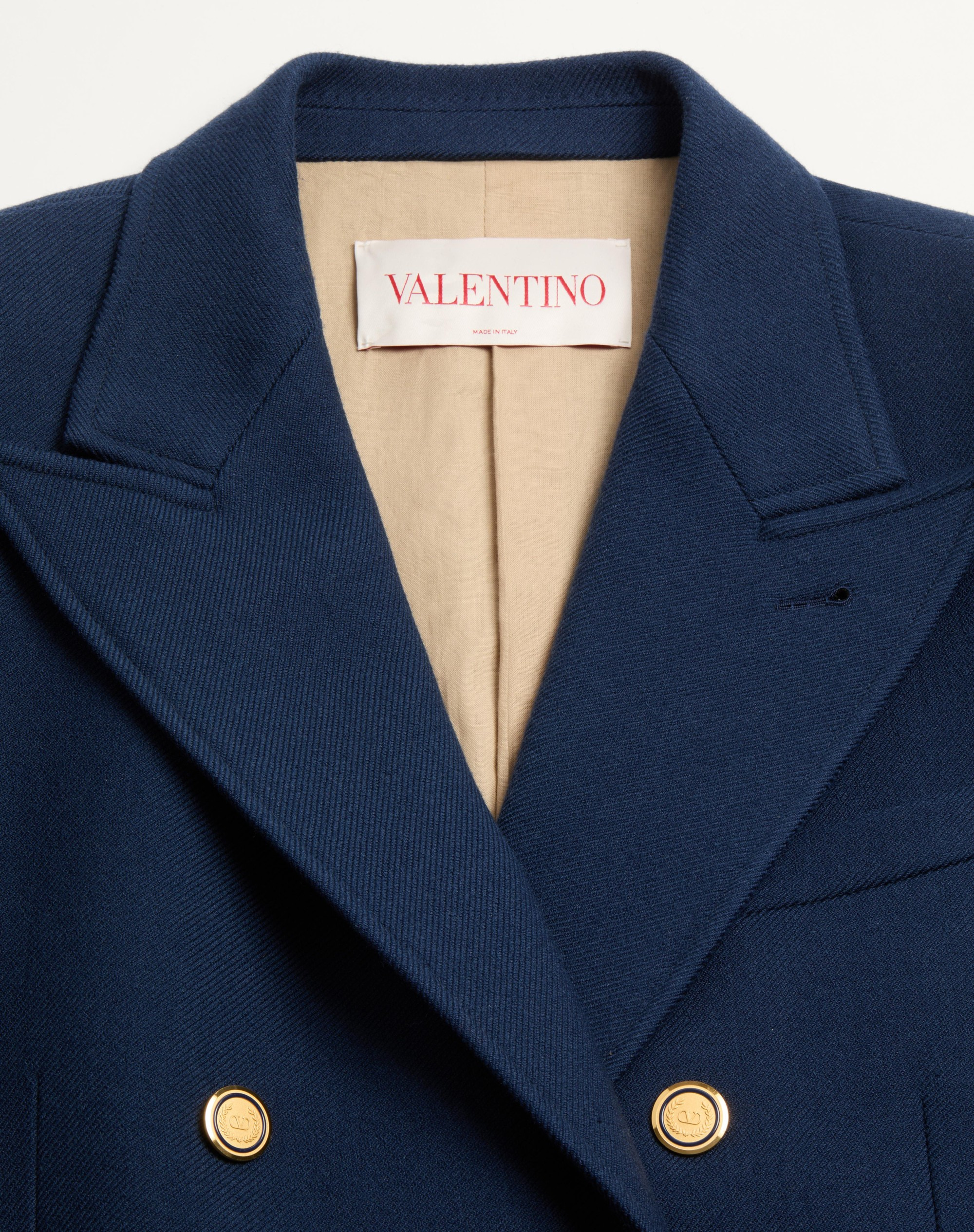 DOUBLE-BREASTED DOUBLE WOOL JACKET - 3
