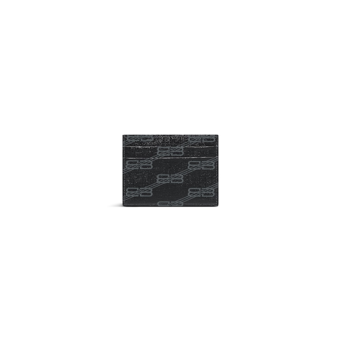 Signature Card Holder Bb Monogram Coasted Canvas  in Black - 2