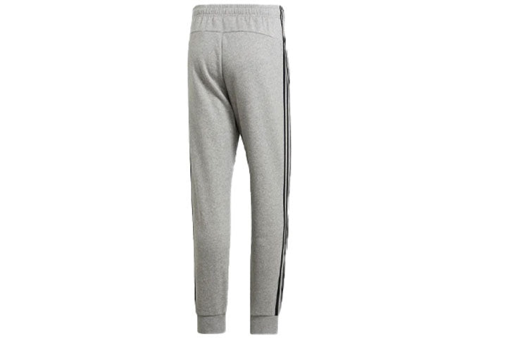 Men's adidas Casual Sports Bundle Feet Breathable Long Pants/Trousers Gray FI0823 - 2