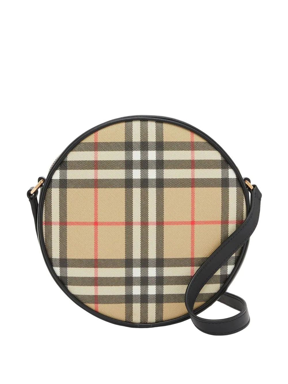 Louise Vintage Check round bag - 1