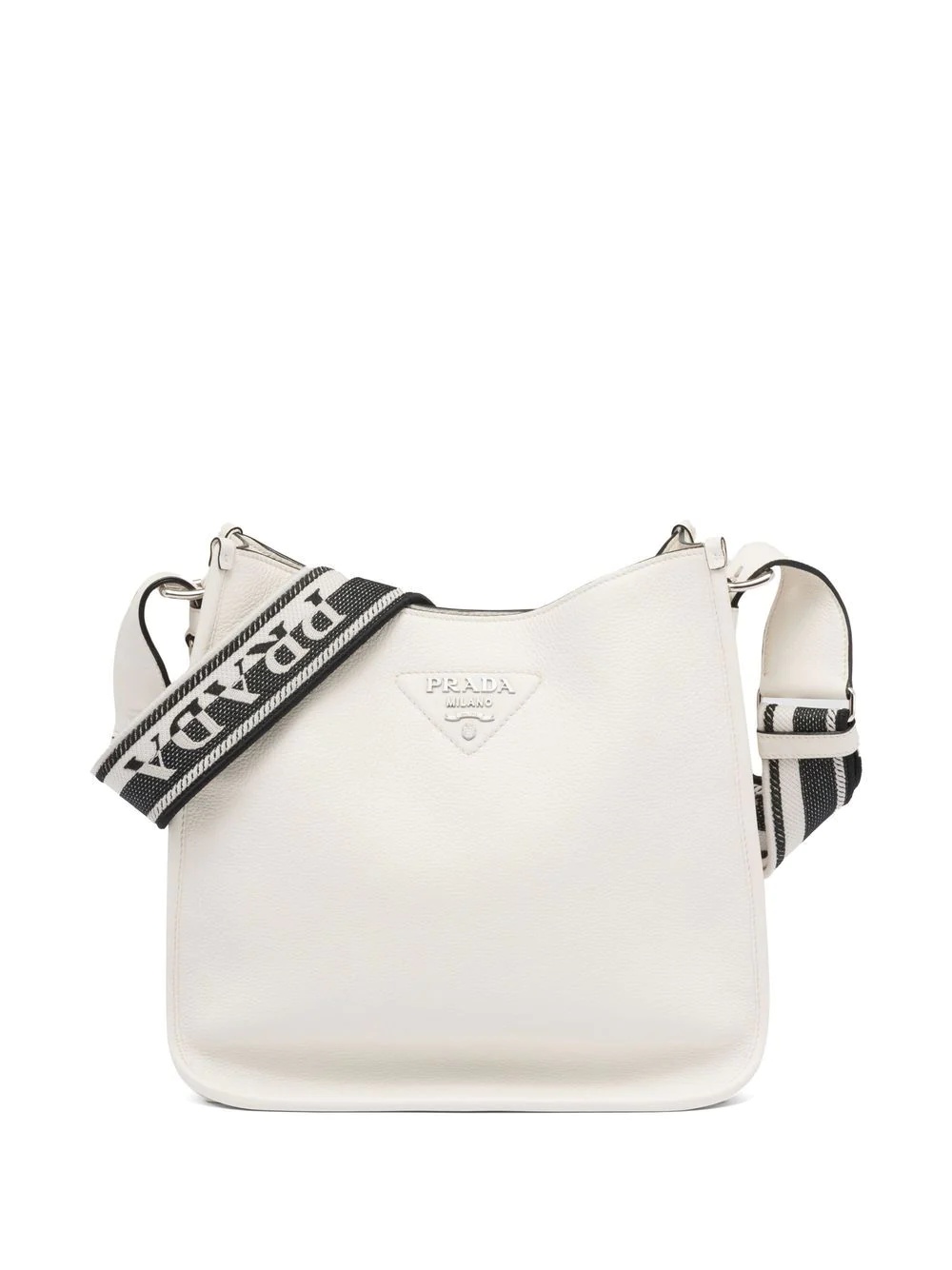 logo plaque shoulder bag - 1