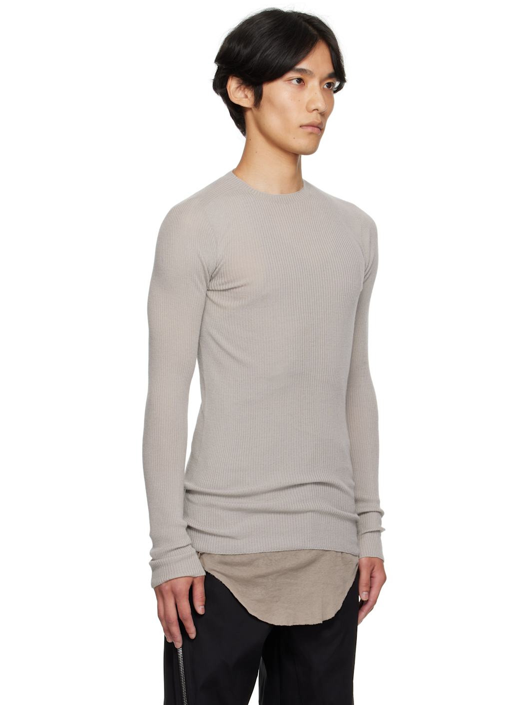 Off-White Concordians Ribbed Round Neck Sweater - 2