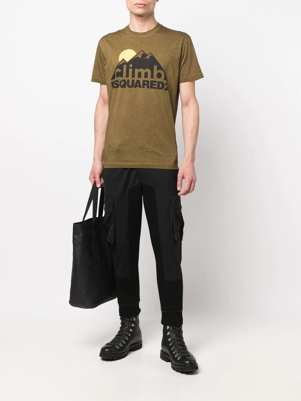 Climb logo-print T-shirt - 2