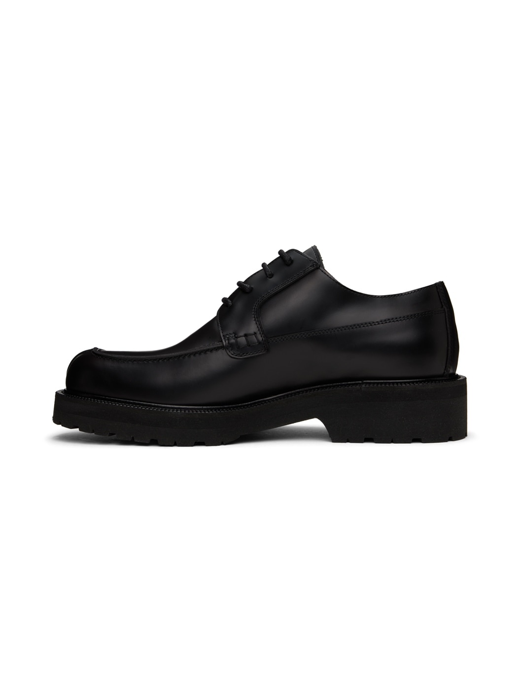 Black Moc Toe Derbys - 4