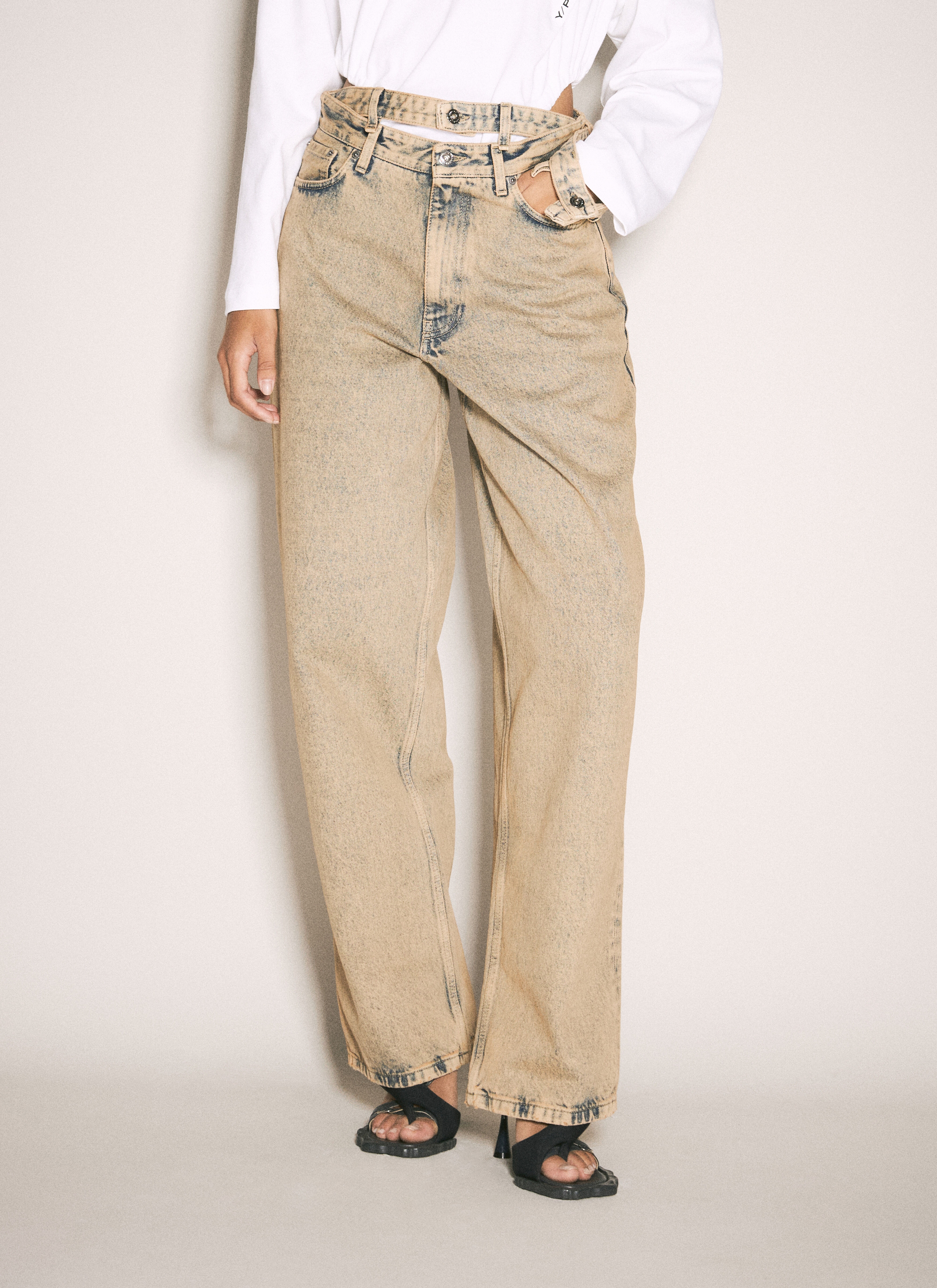 Multi-Waistband Jeans - 1