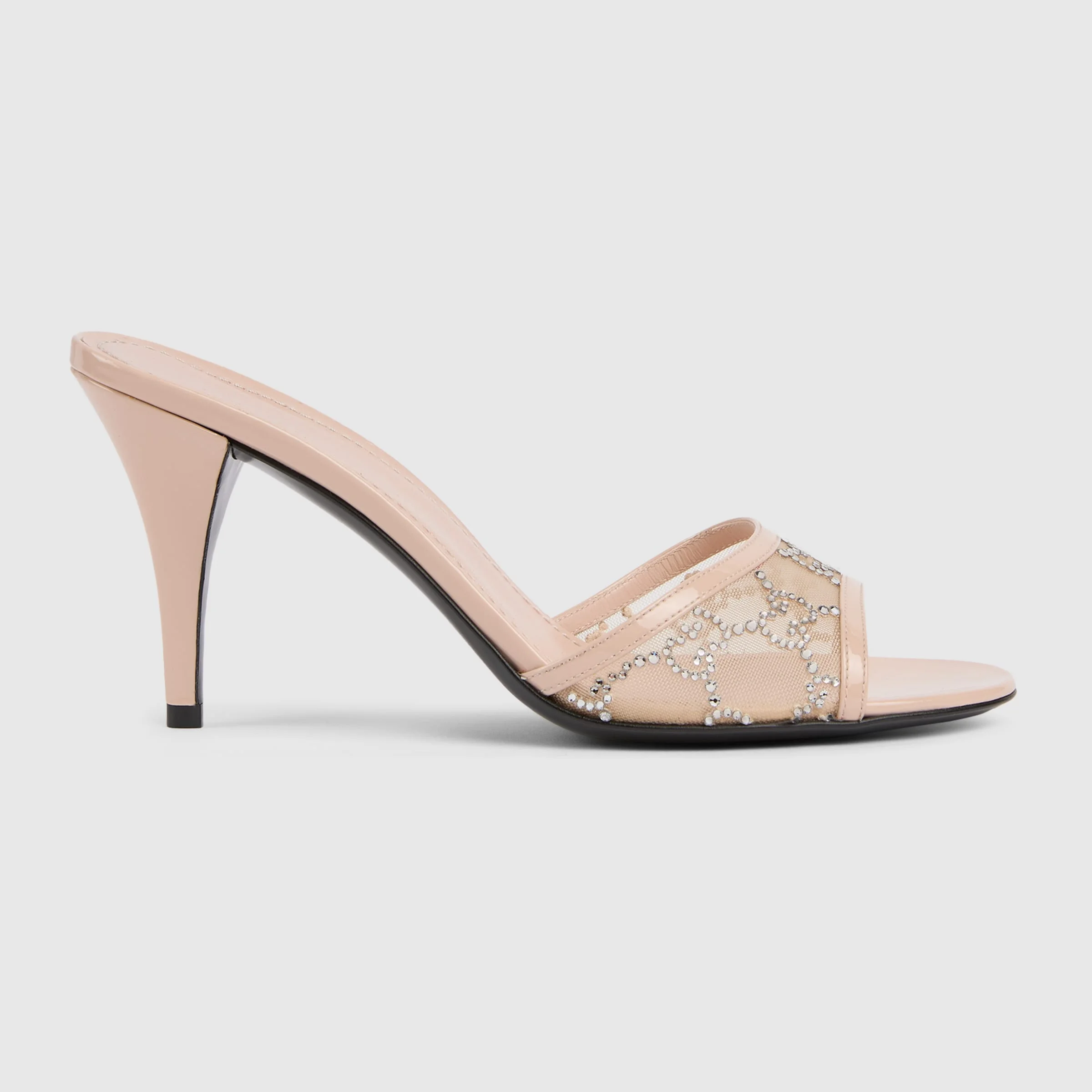 Women's crystal slide sandal with Horsebit - 1