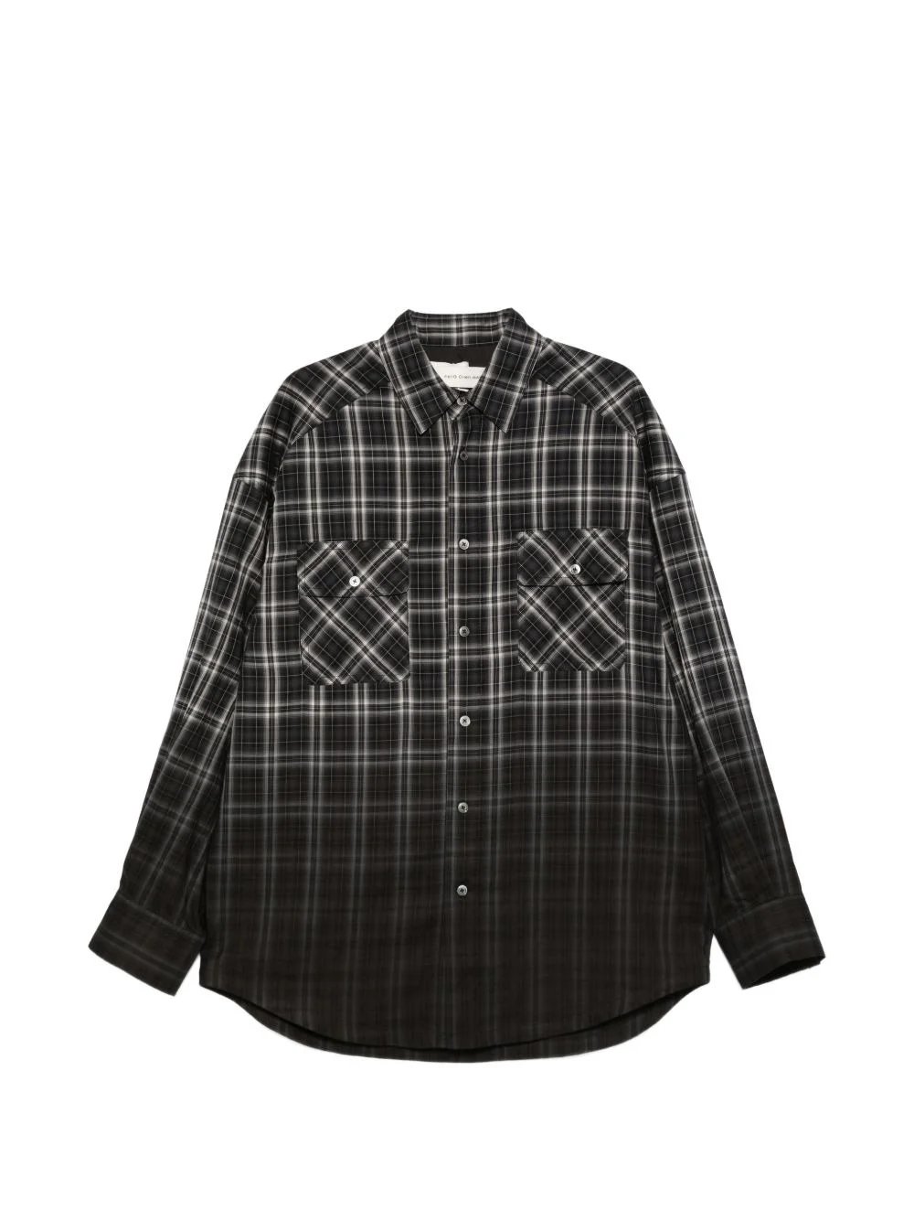 checked pocket shirt - 1