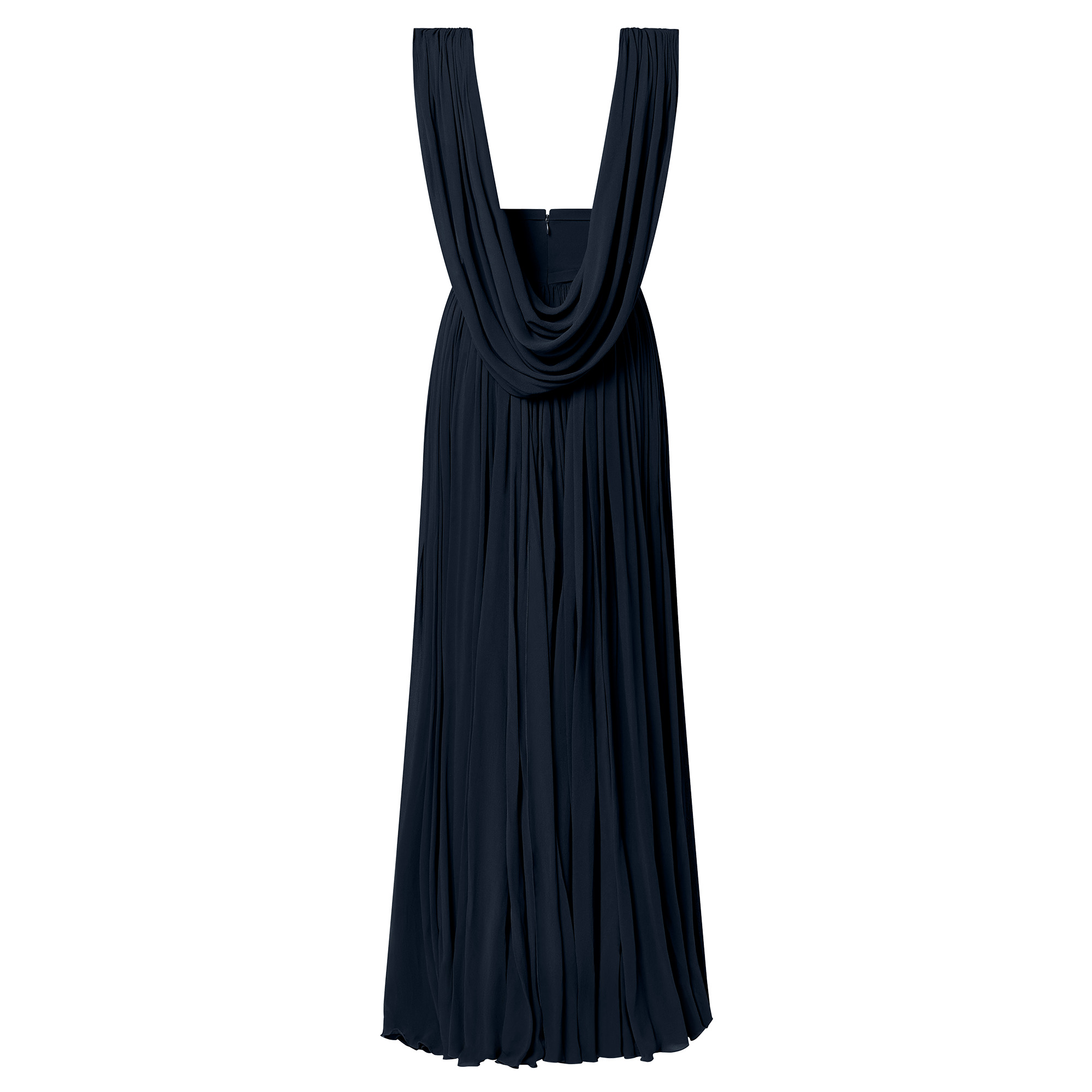 Draped Back Empire Gown - 3