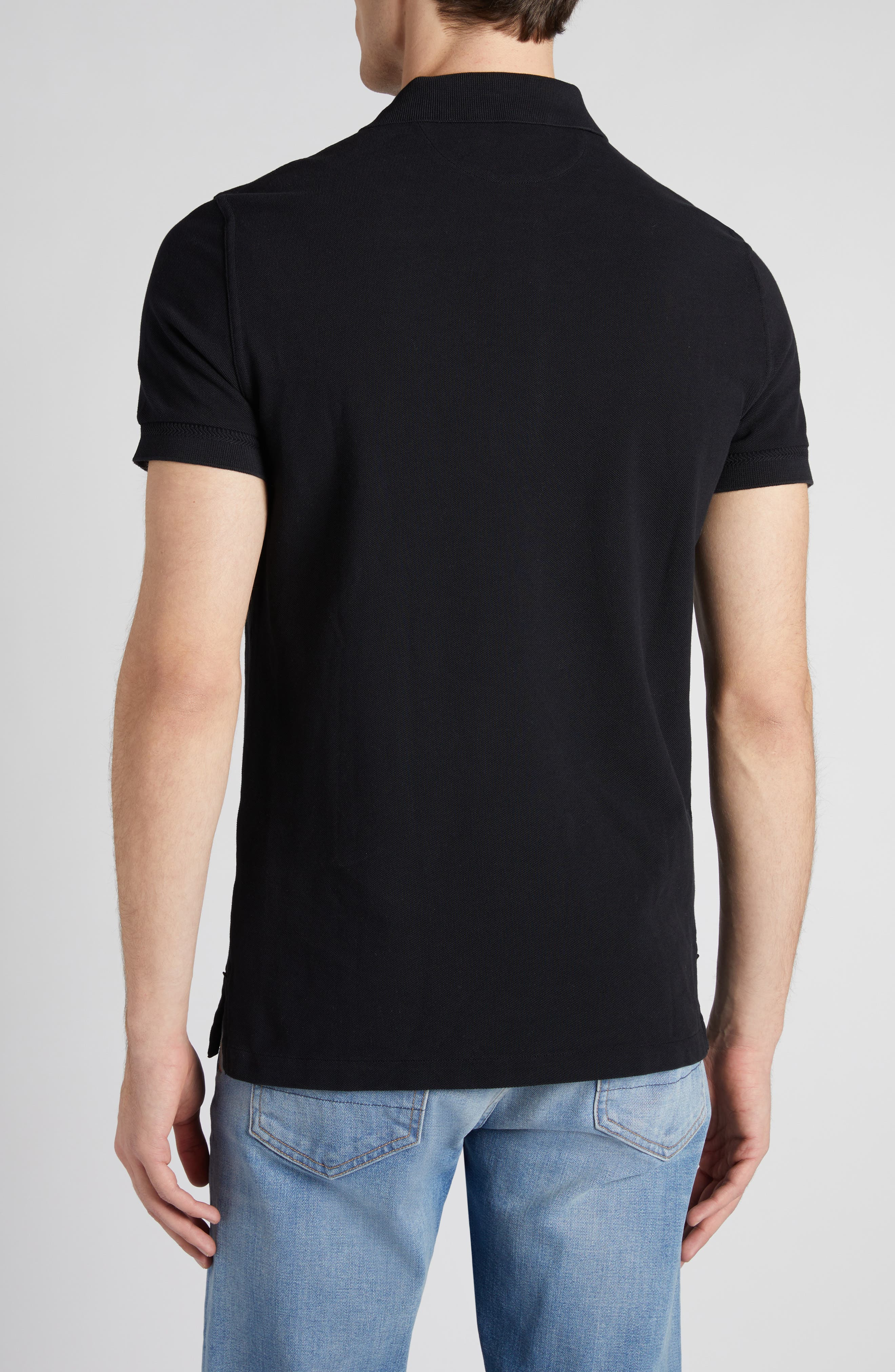 Short Sleeve Cotton Piqué Polo - 3