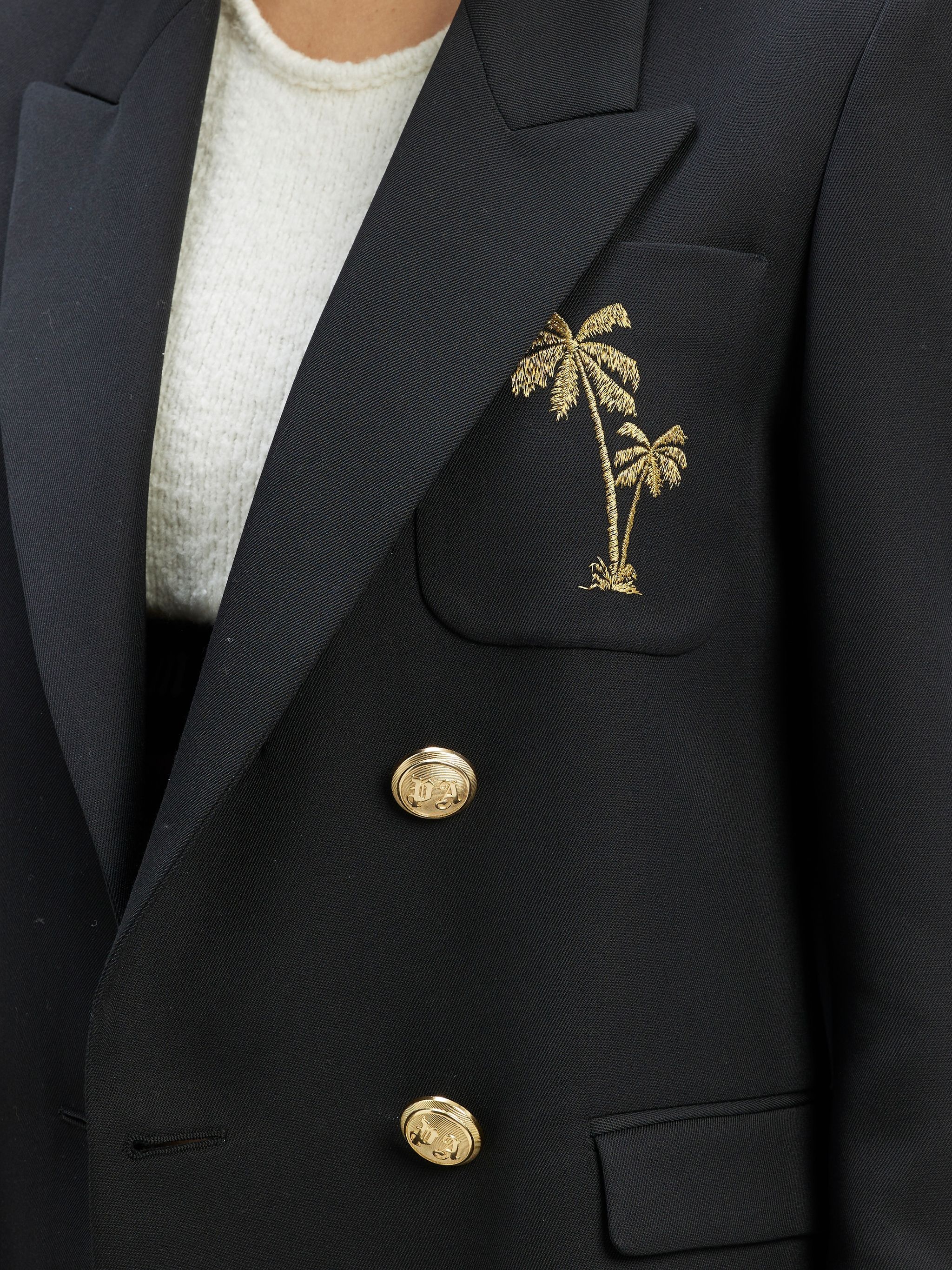 Curved Palm Blazer - 6
