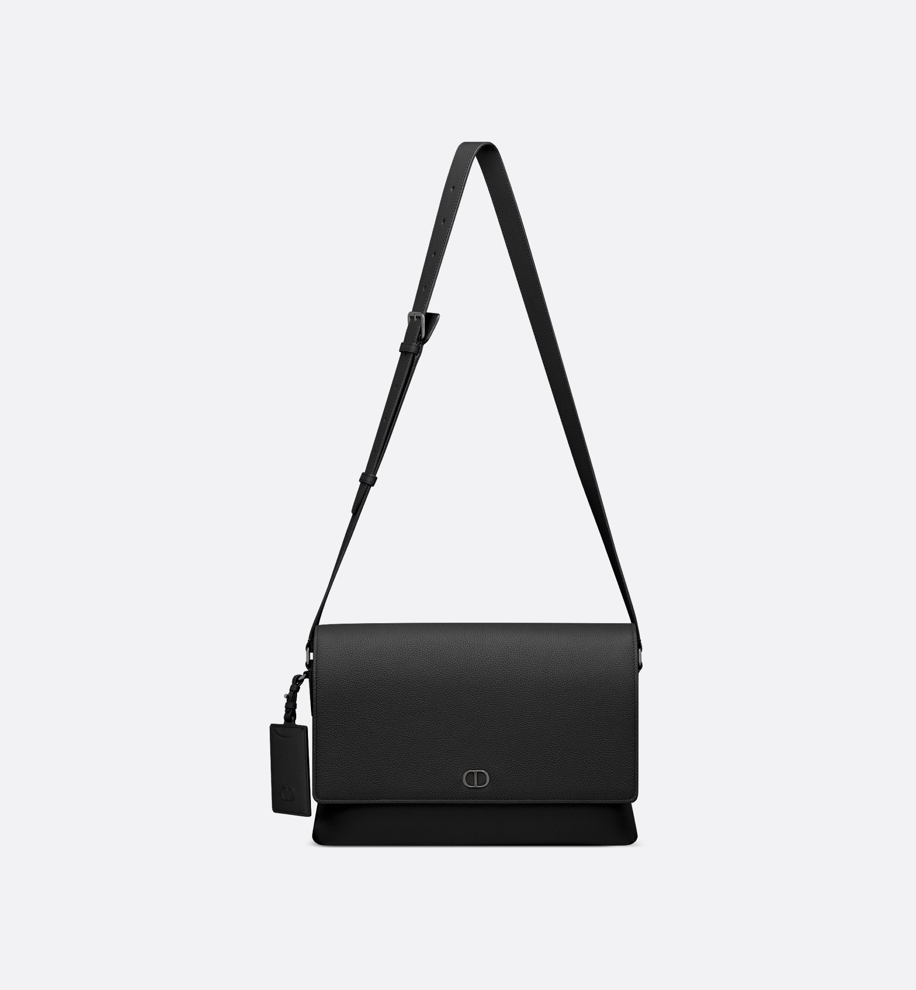 CD Icon Messenger Bag with Flap - 7
