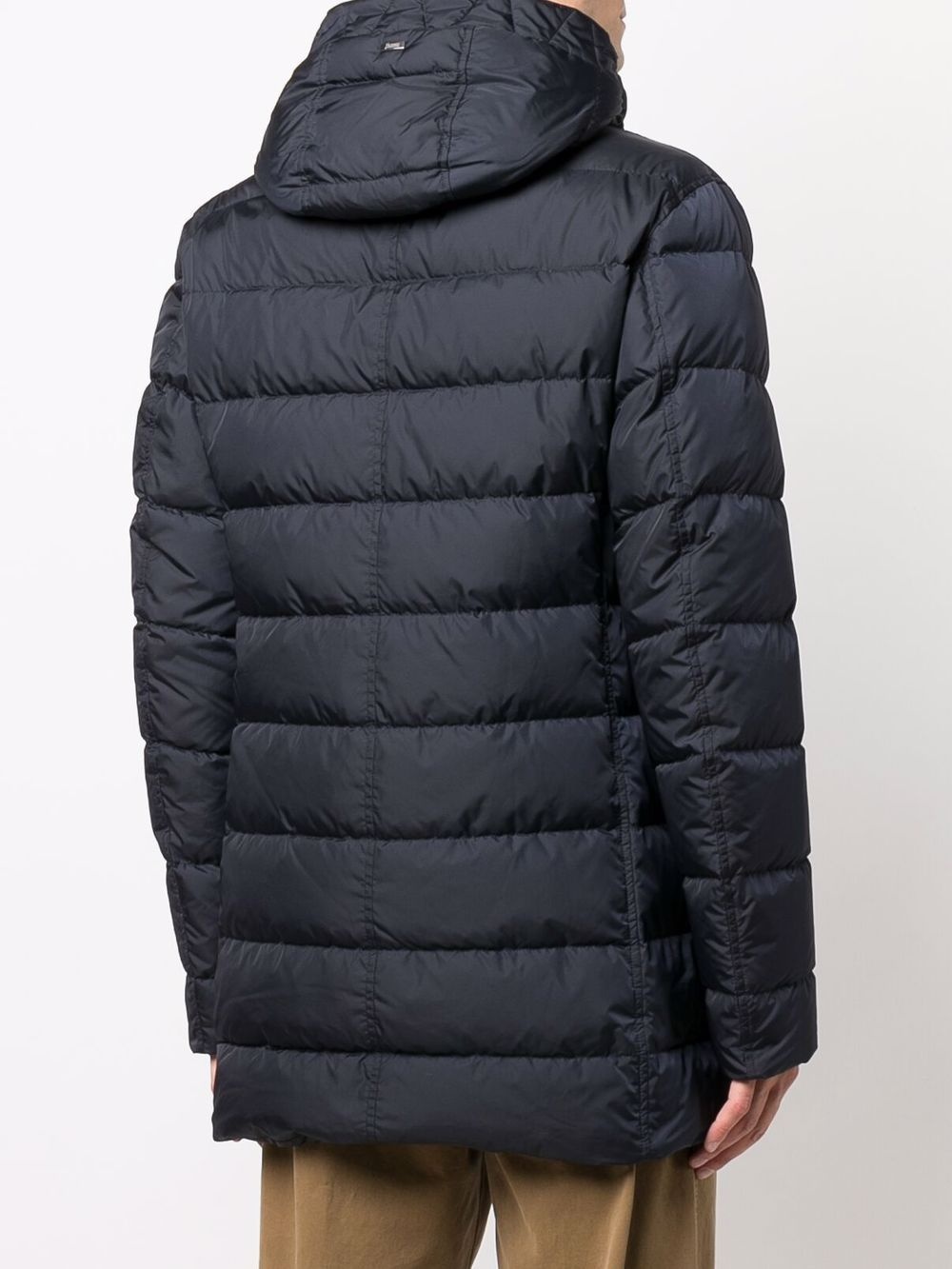 quilted down padded coat - 4