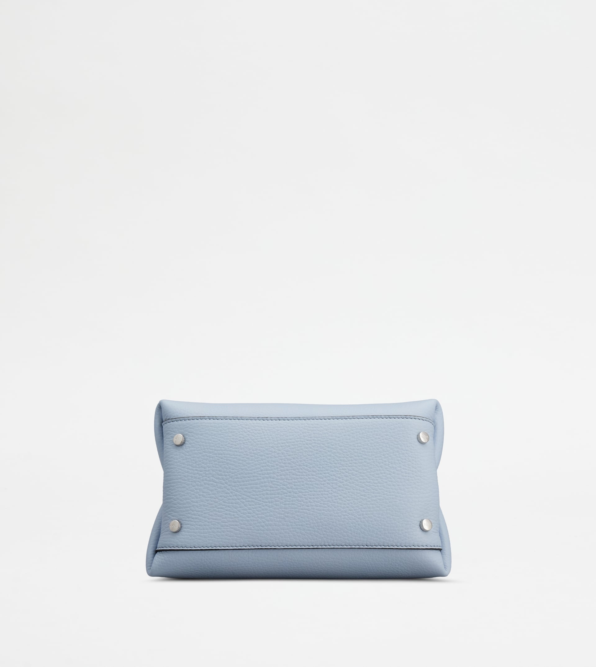 BAG IN LEATHER MICRO - LIGHT BLUE, BURGUNDY - 3
