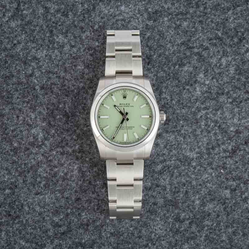 Rolex Oyster Perpetual 34 Ref 124200 Pistachio Dial - 6