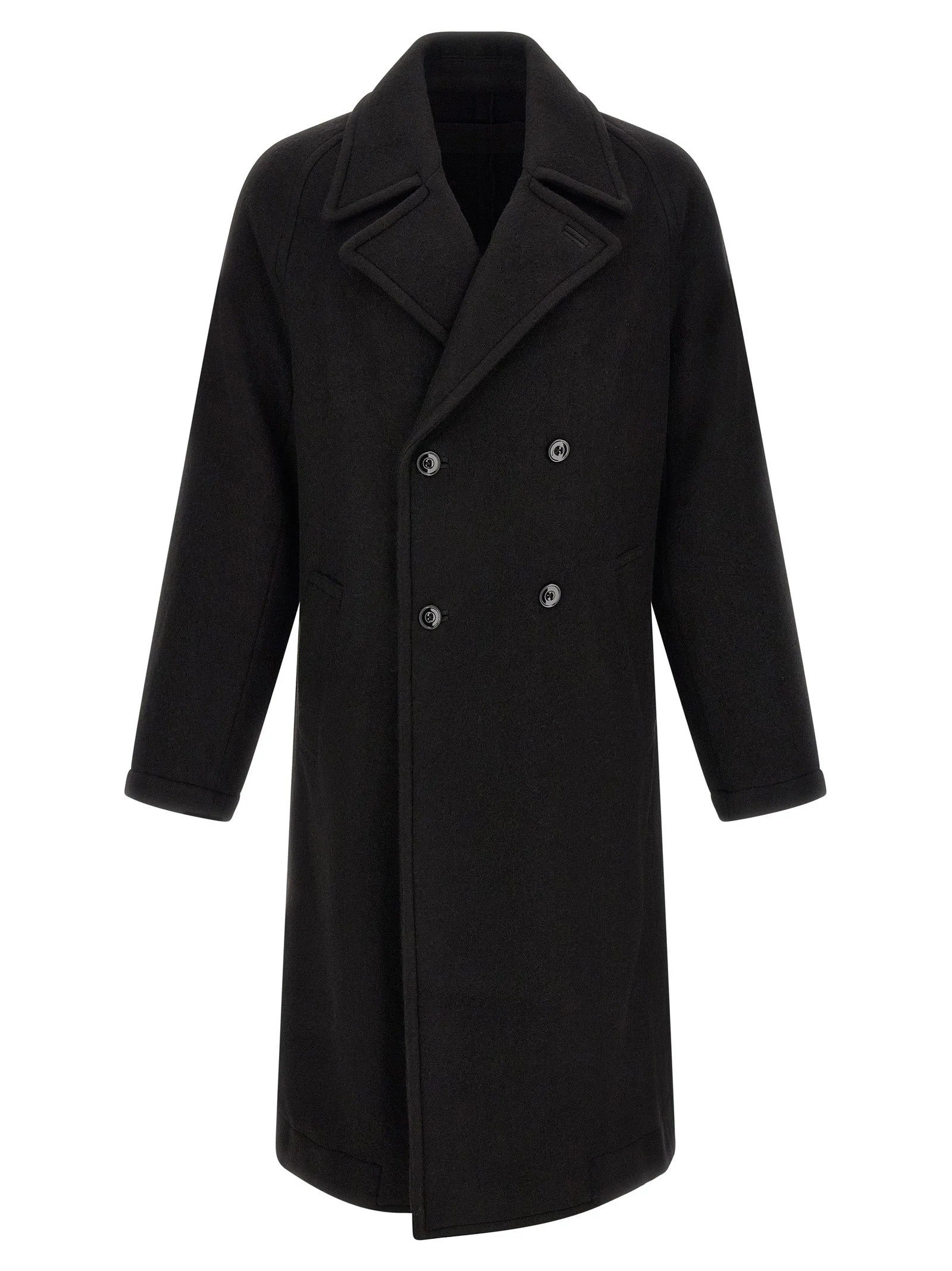 Lemaire Men Double-Breasted Coat - 1