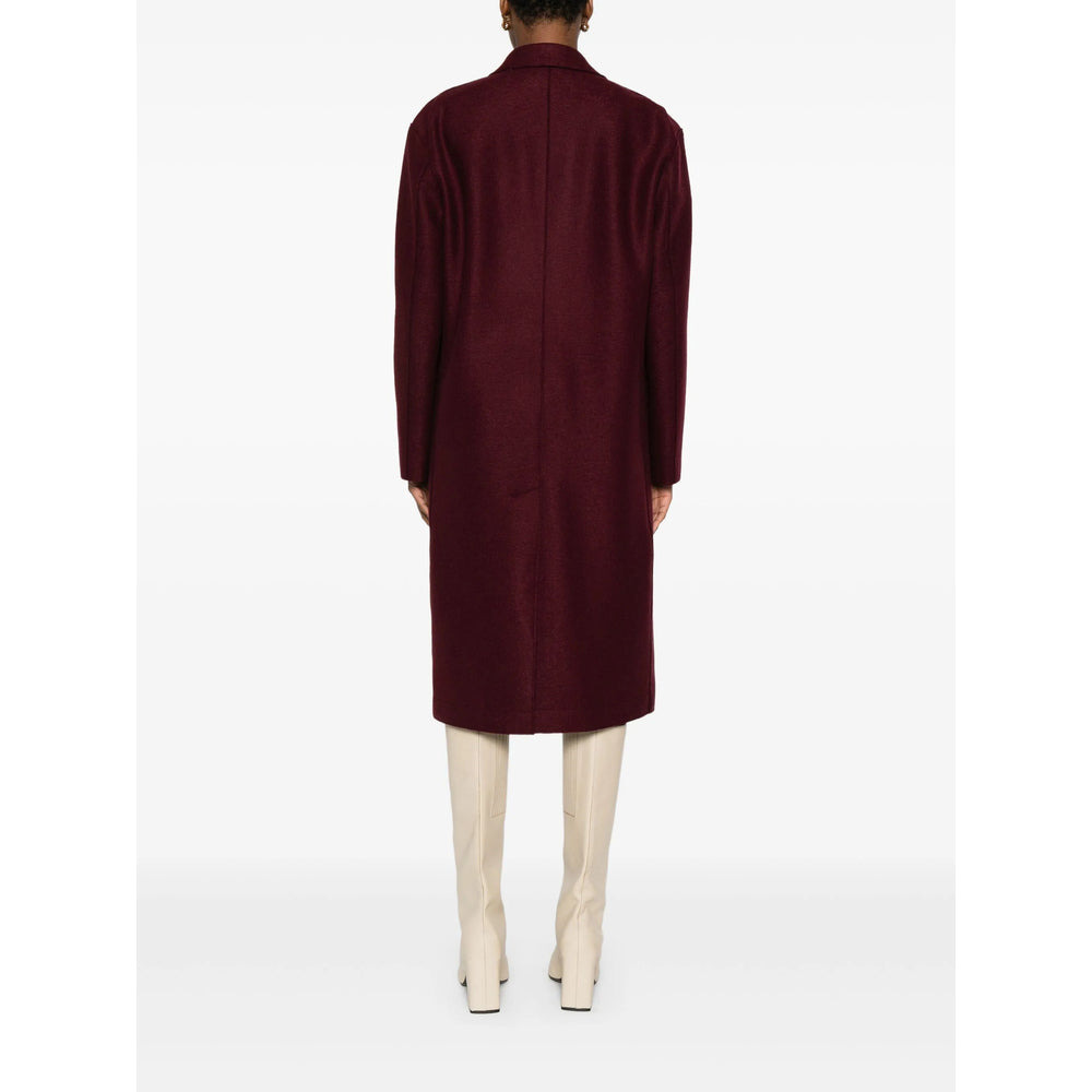Harris Wharf London Red Coats - Single Breasted Coats Women - 4