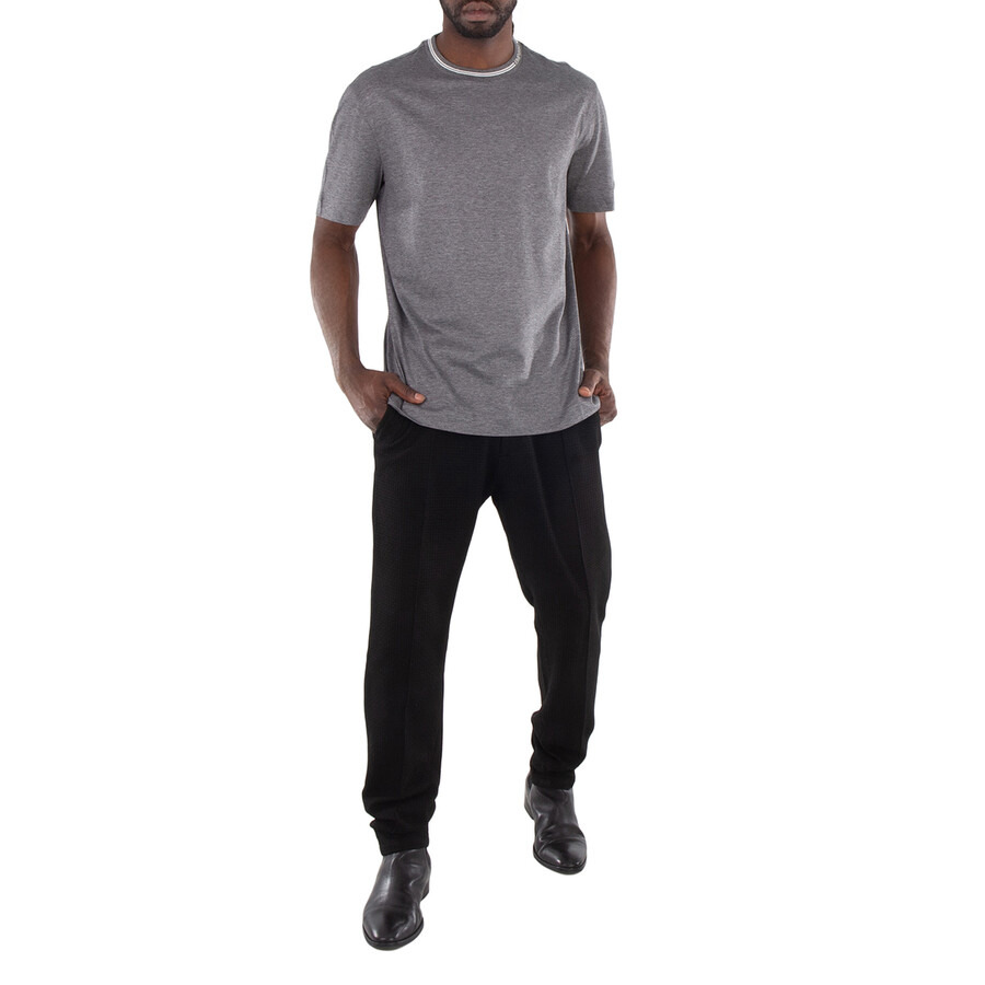 Emporio Armani Knitted Cotton Blend Trousers - 6