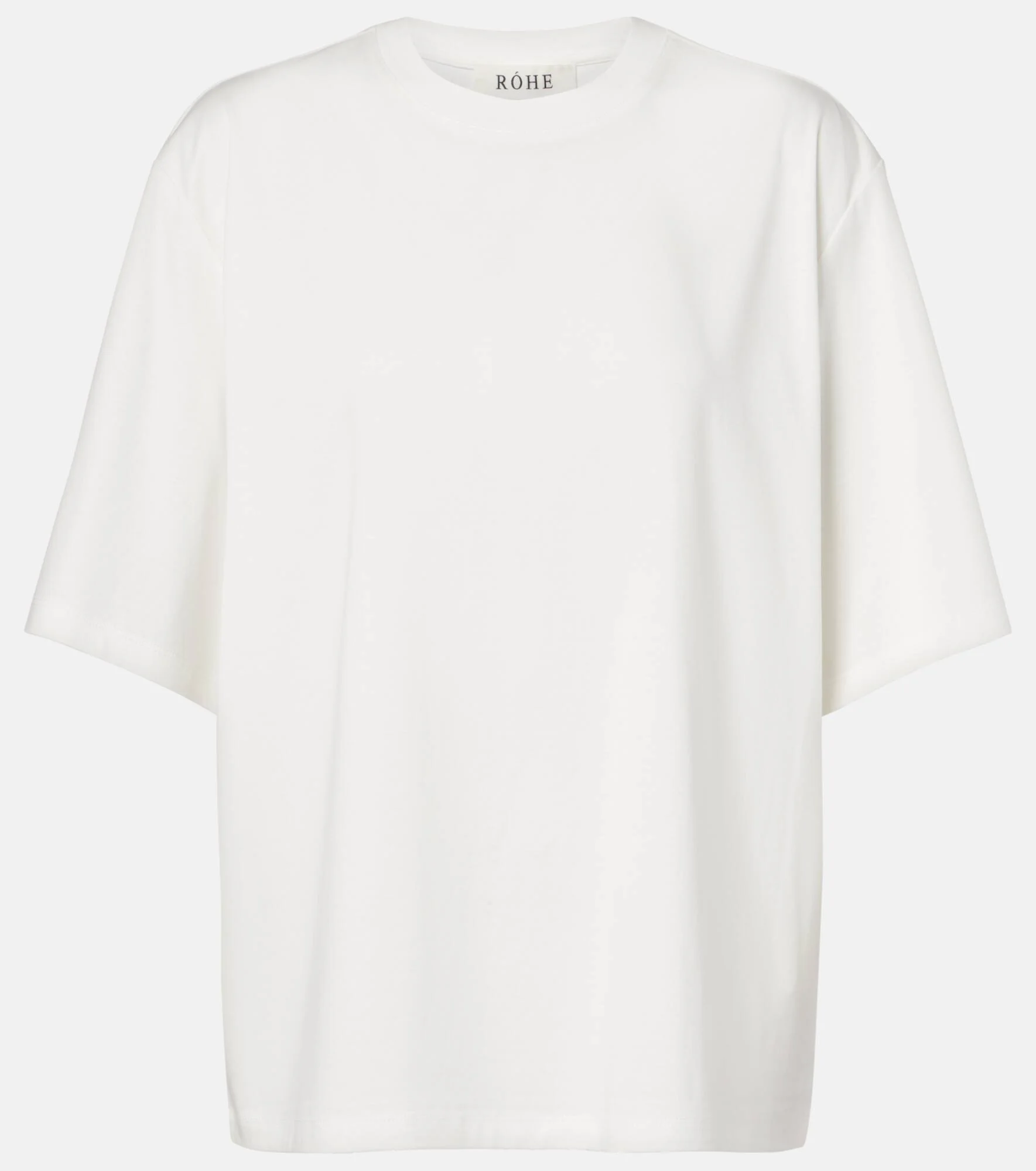 Oversized cotton-blend T-shirt - 1