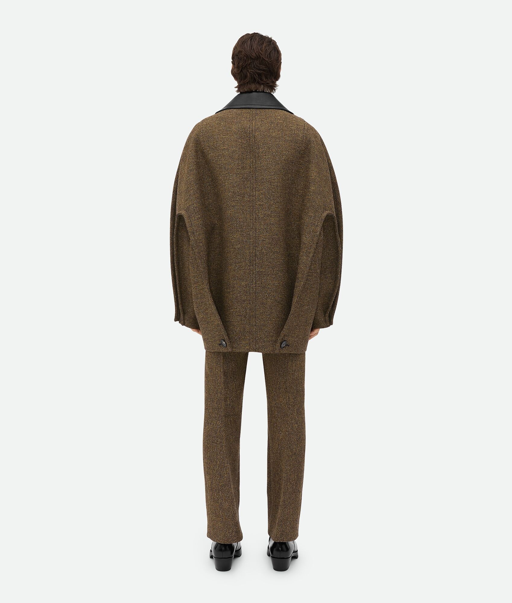 Double Compact Cotton Frise Coat - 3