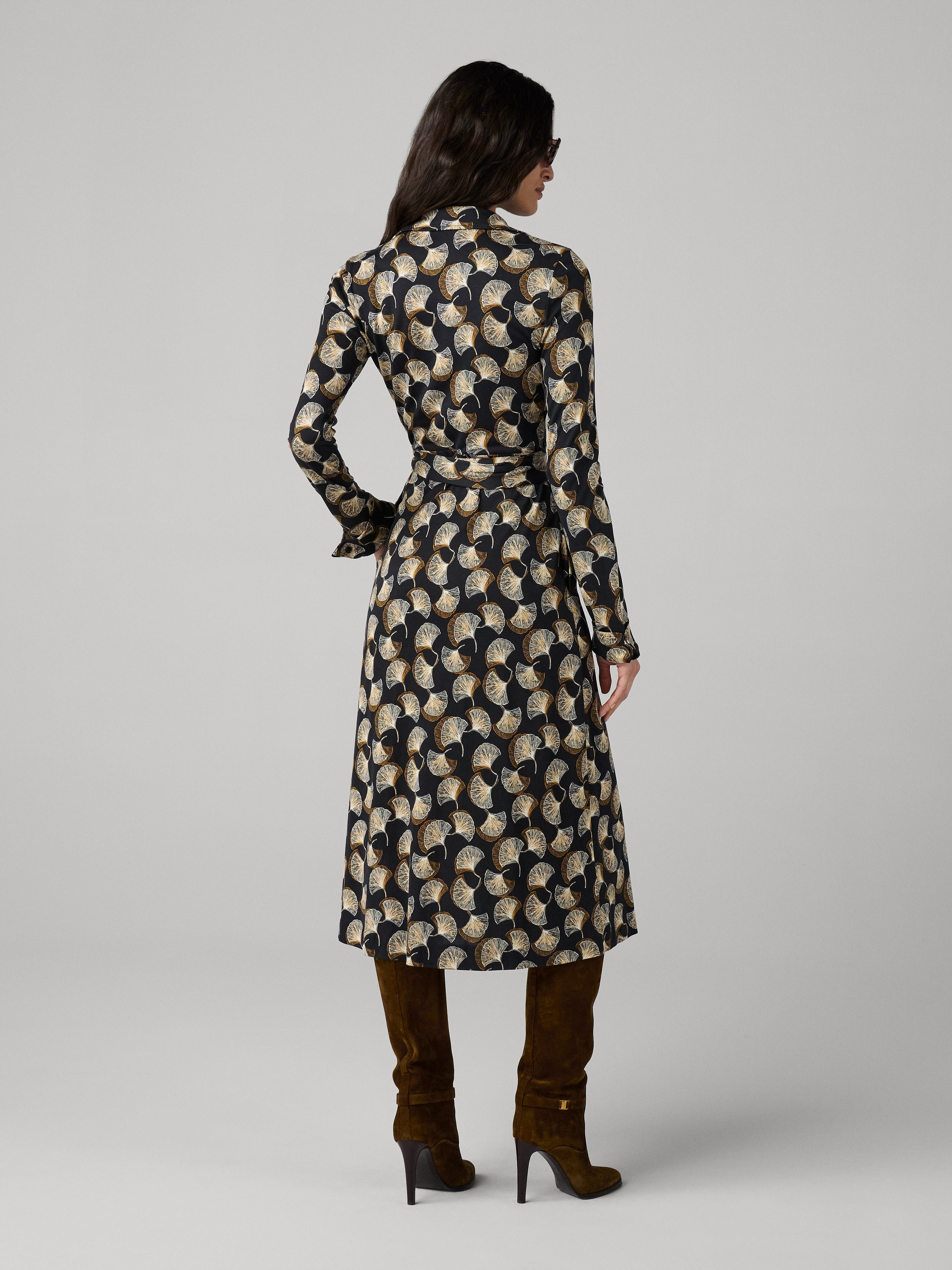 Antonia Silk Jersey Wrap Dress - 3