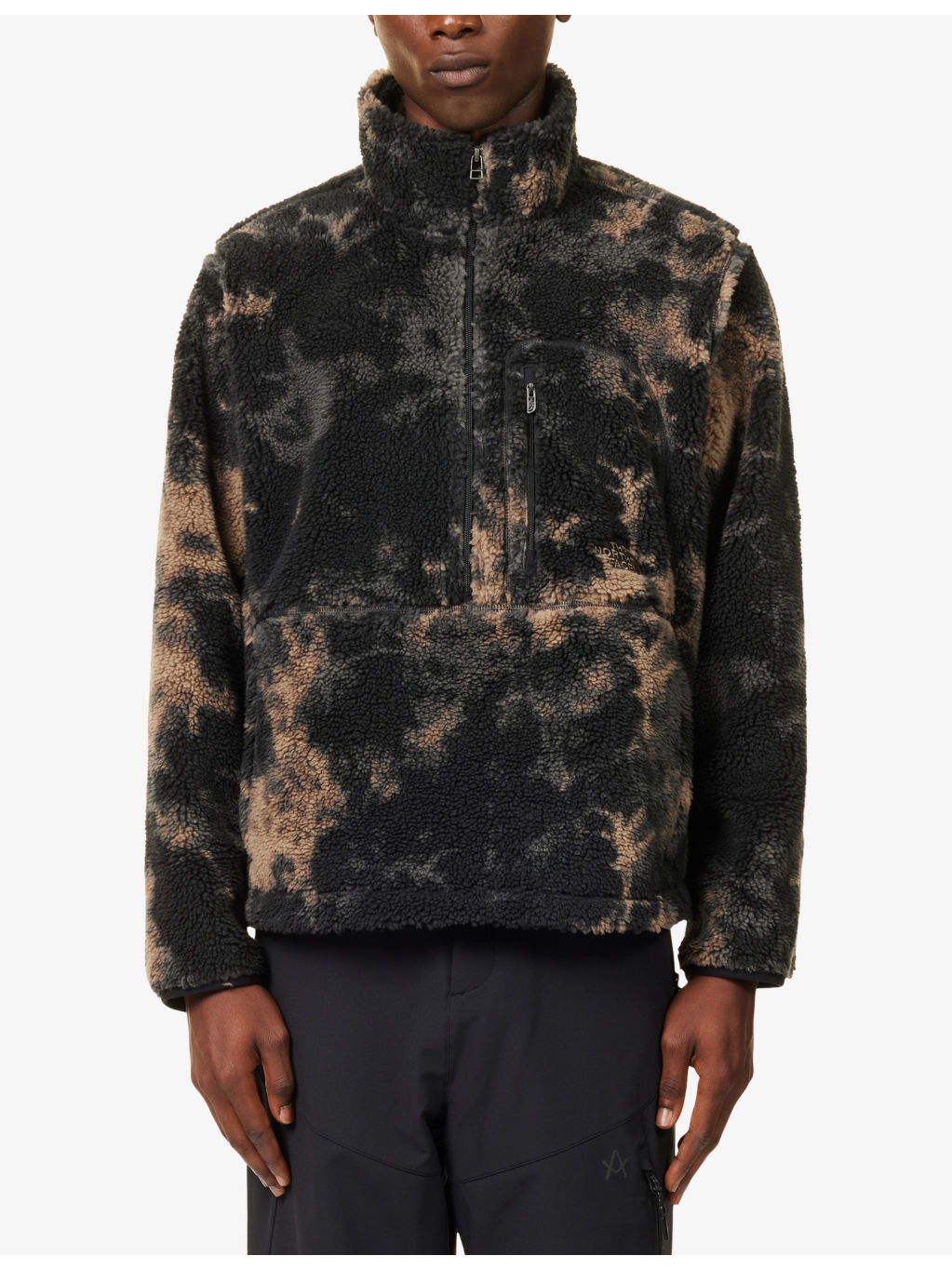 Extreme Pile High-Neck Woven Sweatshirt - 3