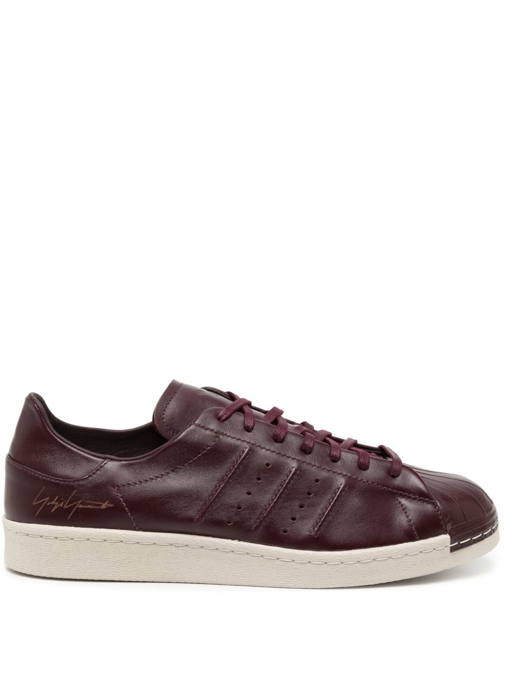 Y-3 Superstar lace-up leather sneakers - 1