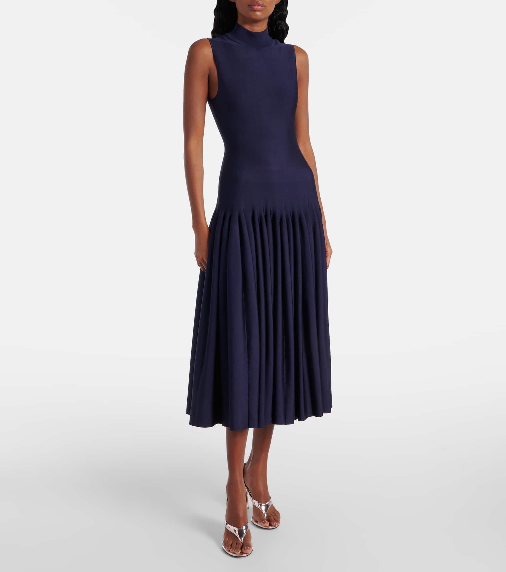 Godet midi dress - 2