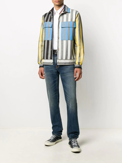 Paul Smith stripe-collar shirt outlook