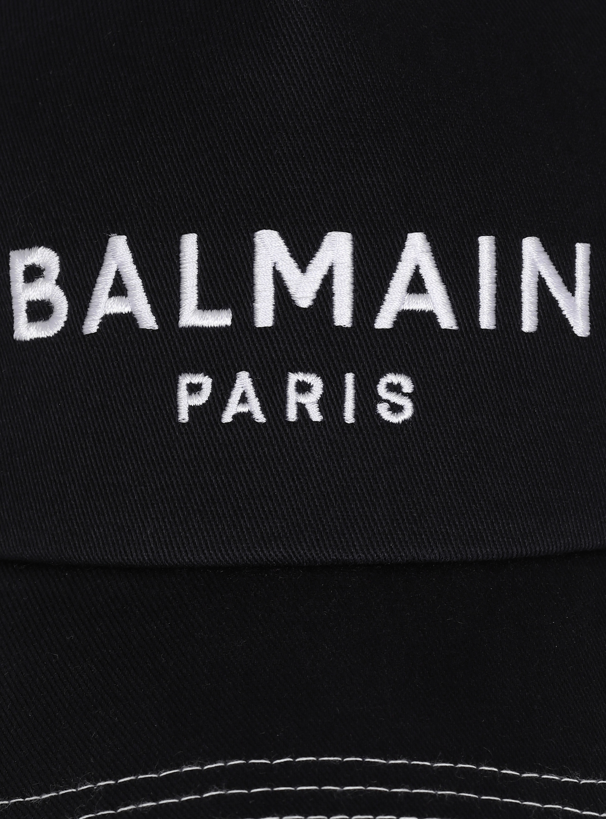 Embroidered Balmain Paris cap - 5