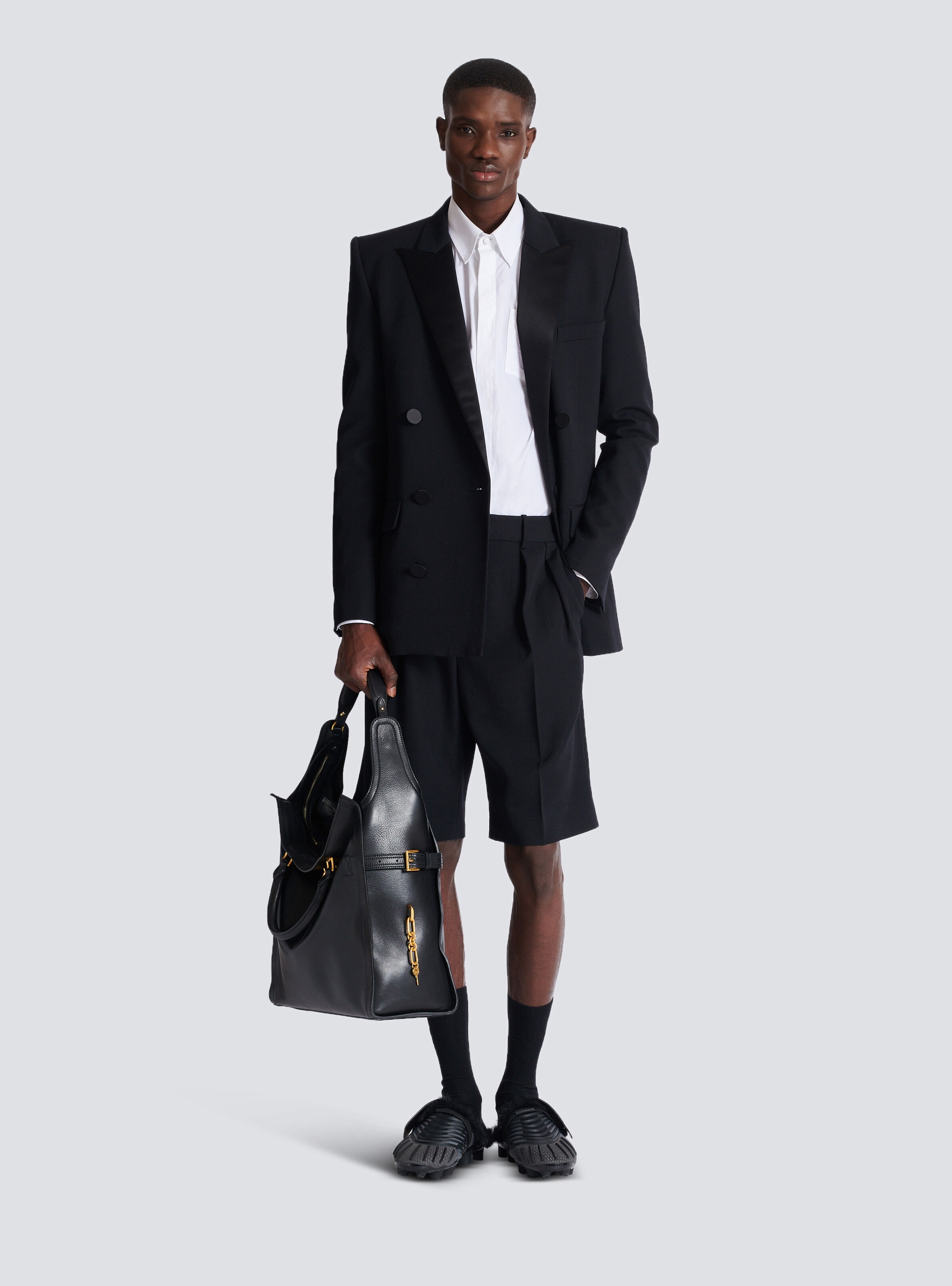 Balmain Écusson embroidered poplin shirt - 2