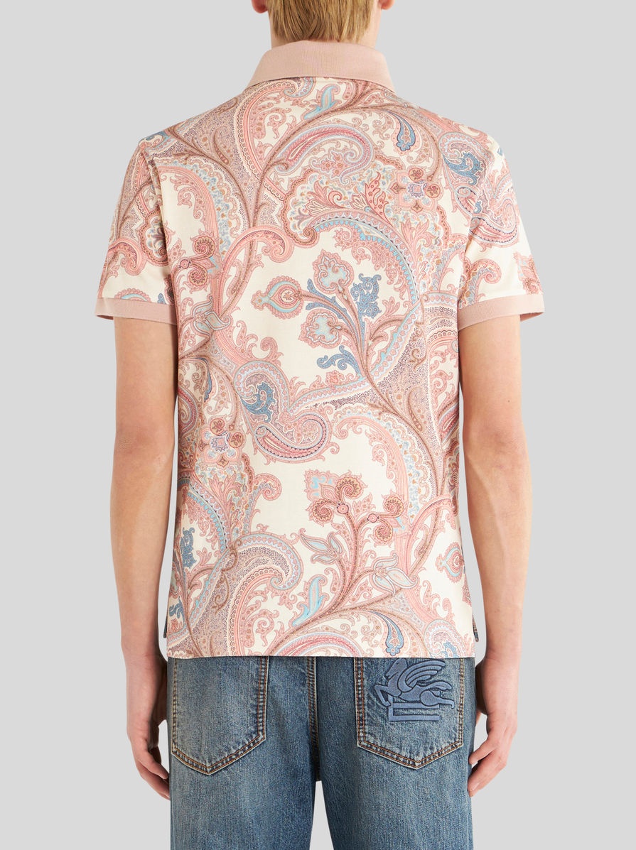 ORNAMENTAL PAISLEY POLO SHIRT - 4