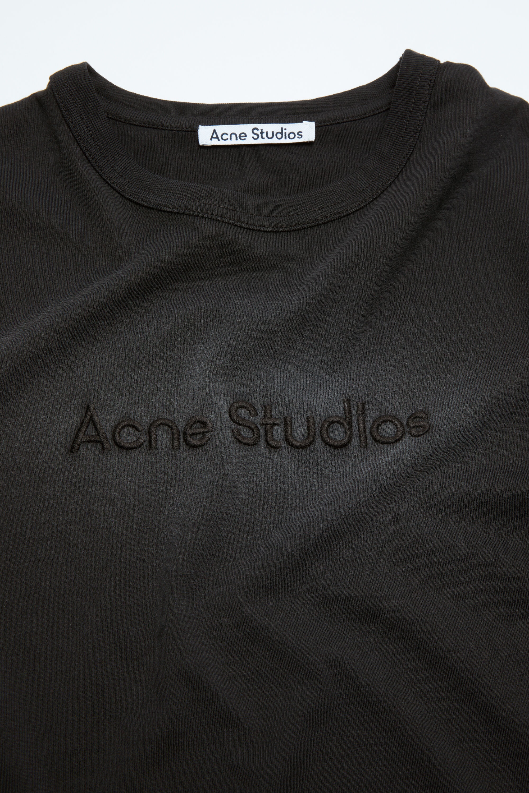 Logo t-shirt - fitted fit - Faded black - 5