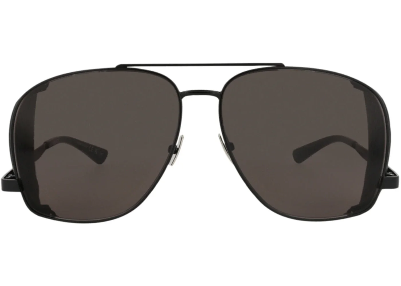 Saint Laurent Aviator-Frame Metal Sunglasses Black Black Black (SL653LEONL-30015641-002) - 1