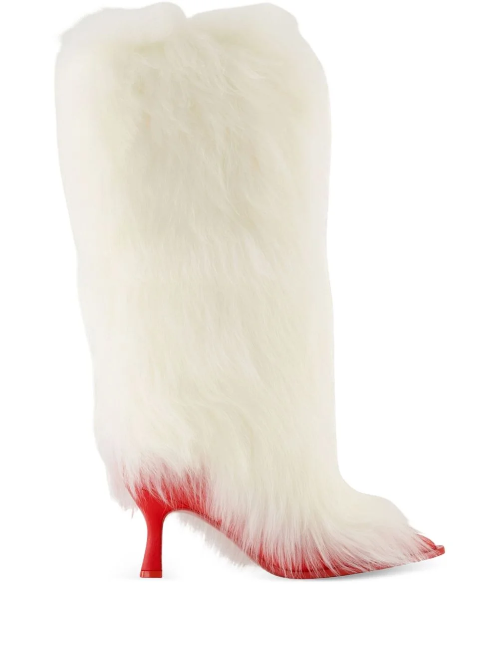 x Ambush fur heeled boots - 1