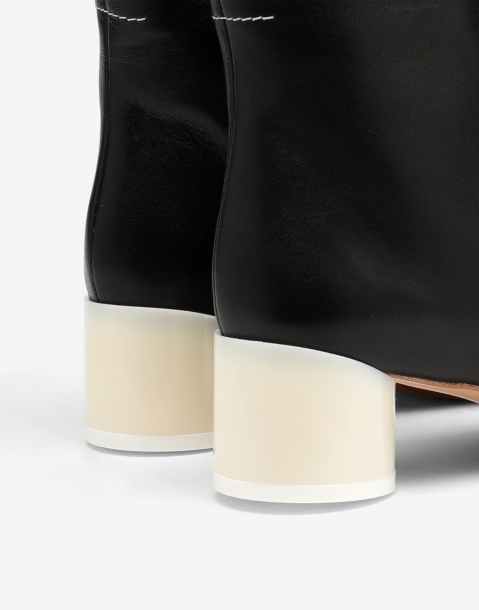 6 logo heel boots - 4