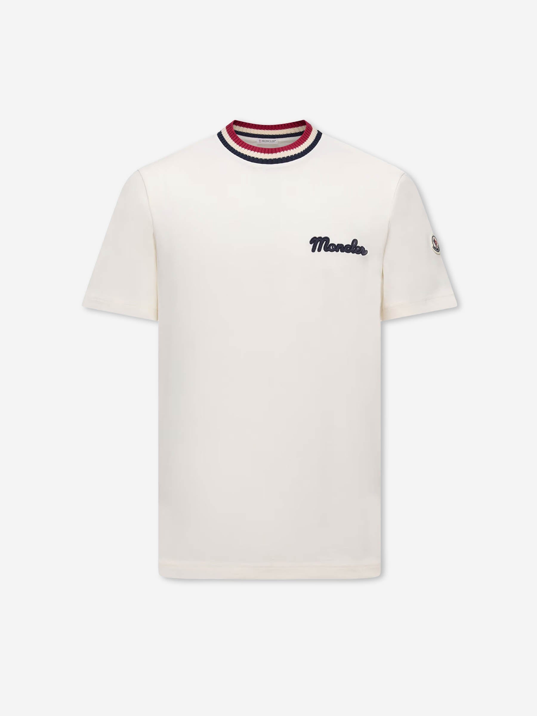 EMBROIDERED COTTON T-SHIRT - 1