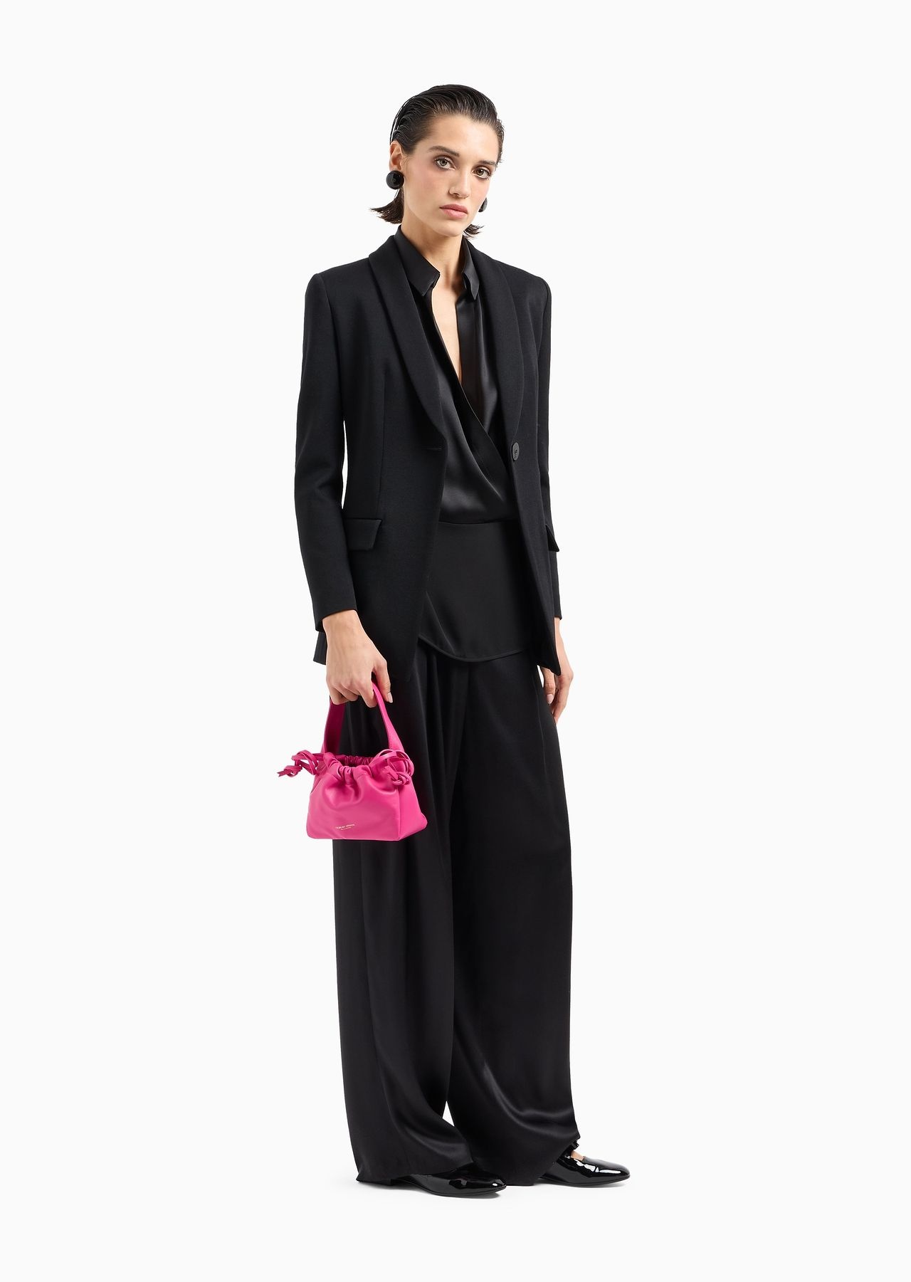 ASV small nappa leather bucket bag - 6