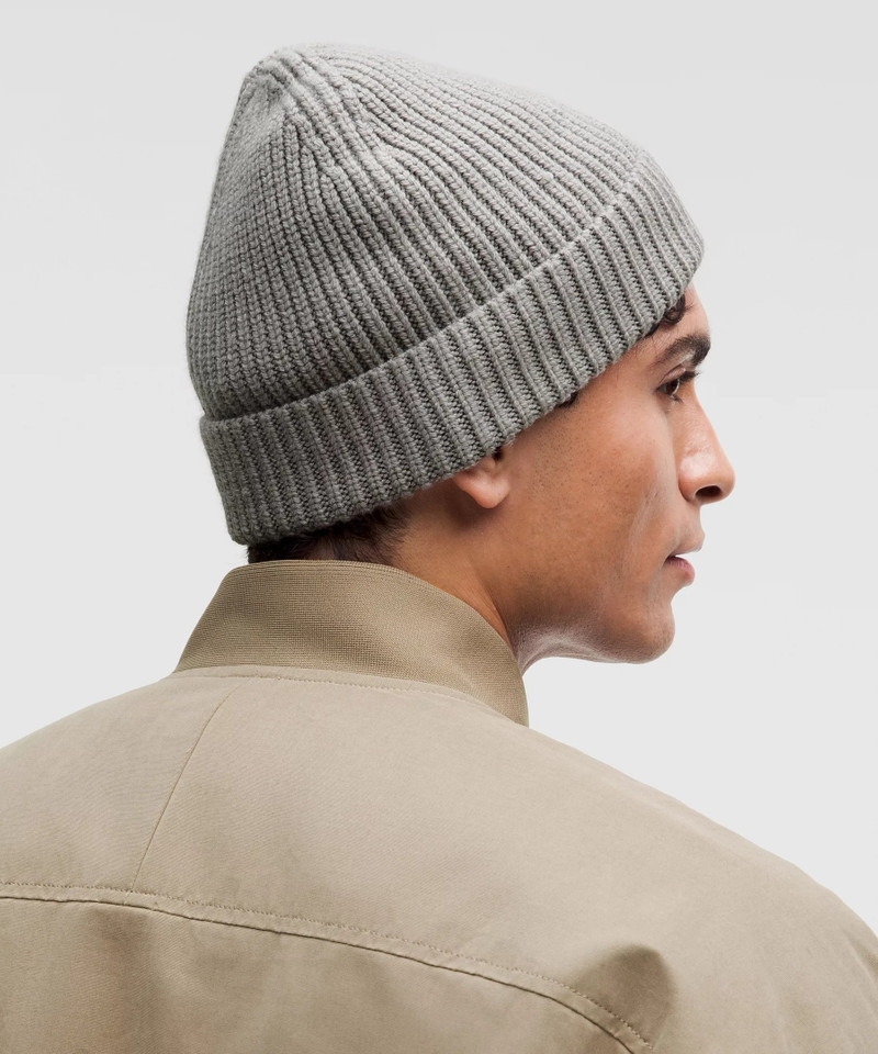 Close-Fit Wool-Blend Ribbed Knit Beanie 6