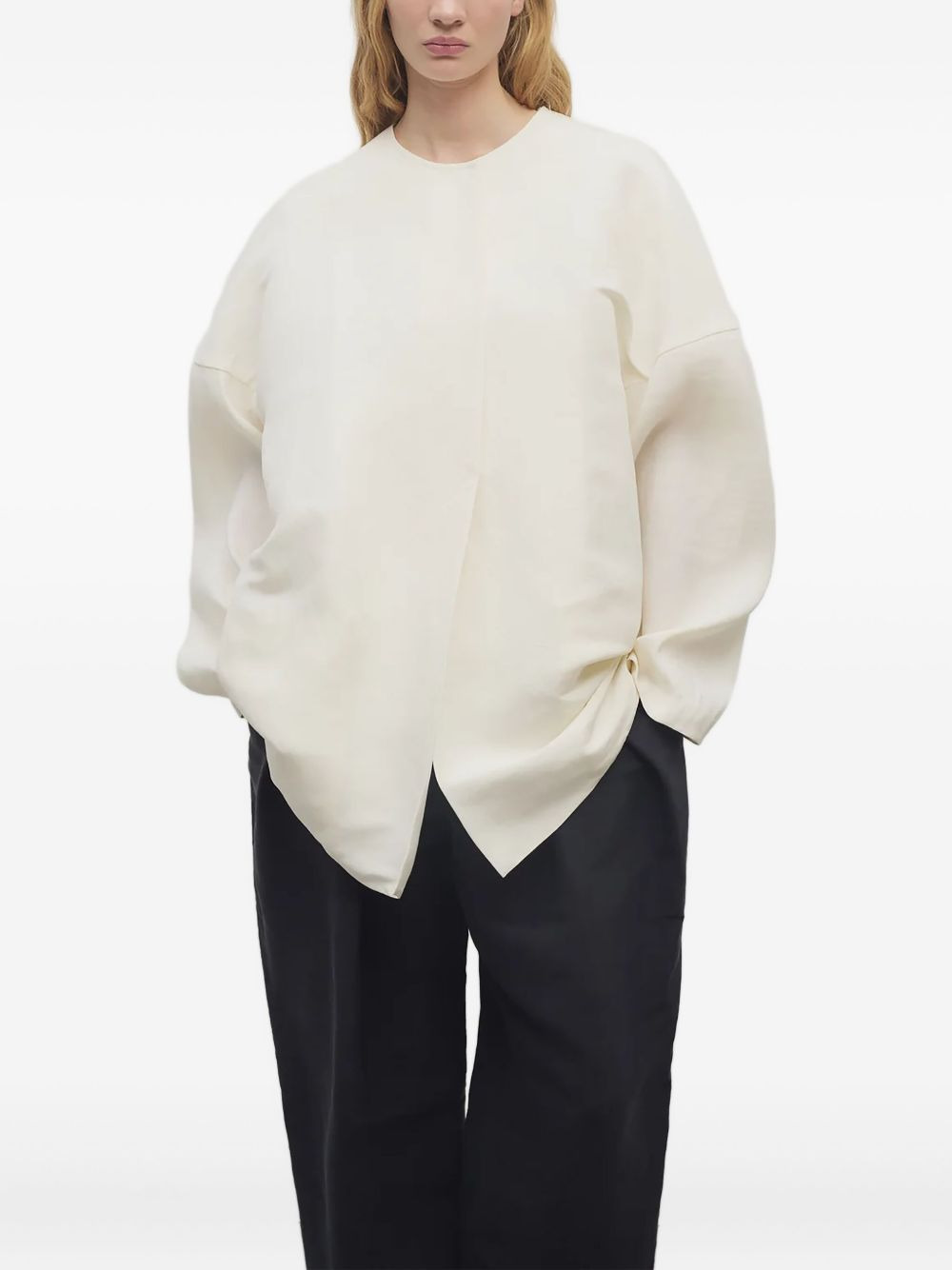 Elke silk oversized jacket - 2