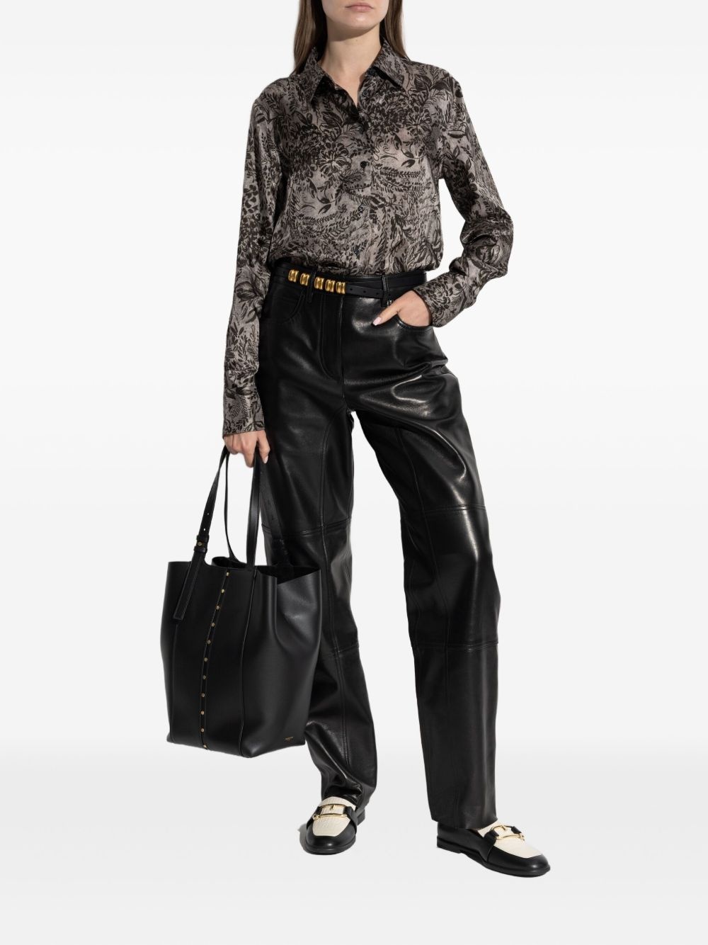 floral-print shirt - 2