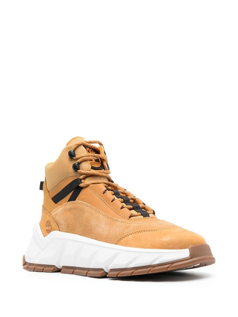 Timberland suede lace-up sneaker boots outlook