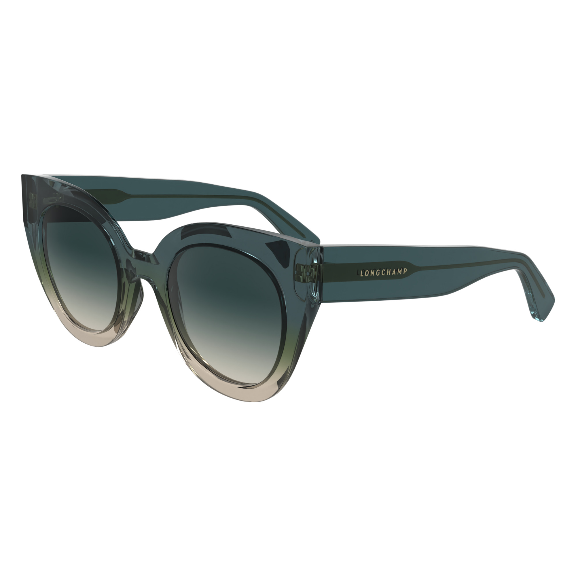 Sunglasses Blue/Beige - Acetate - 2