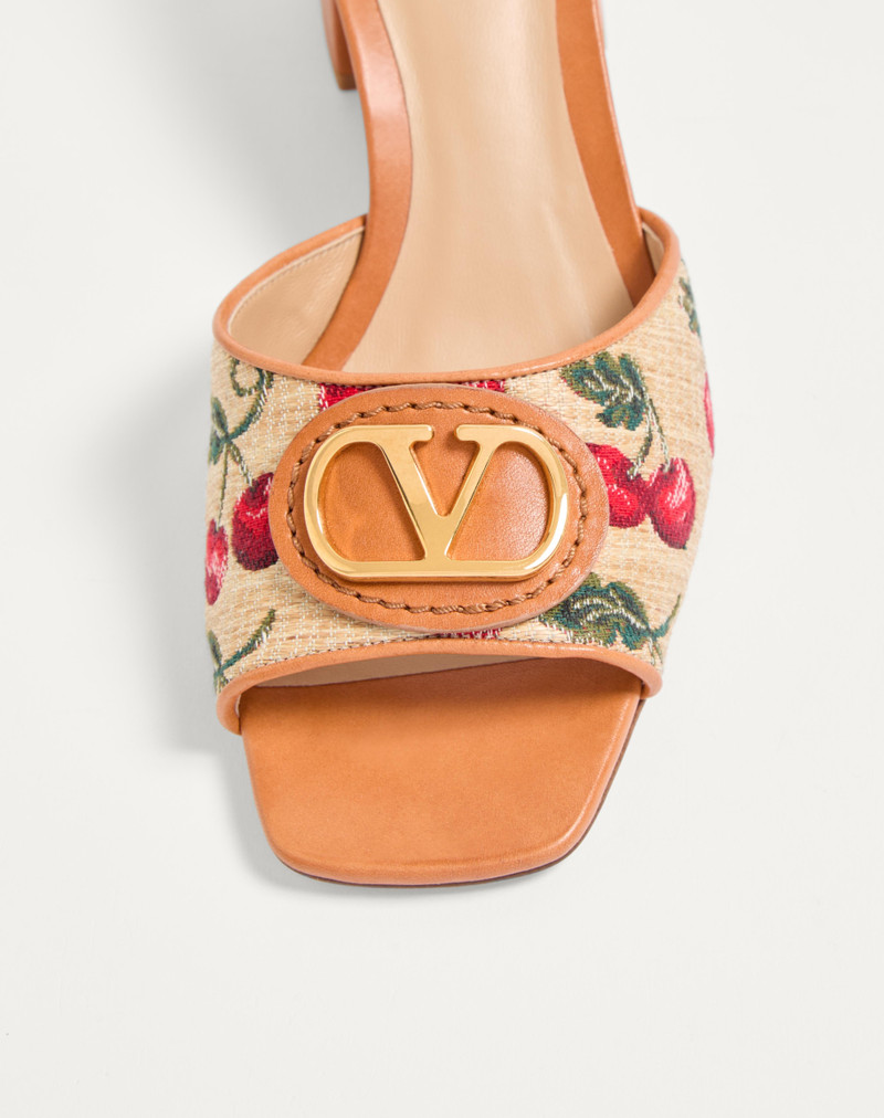 Valentino VLOGO SIGNATURE CHERRYFIC SLIDE SANDAL 60MM outlook