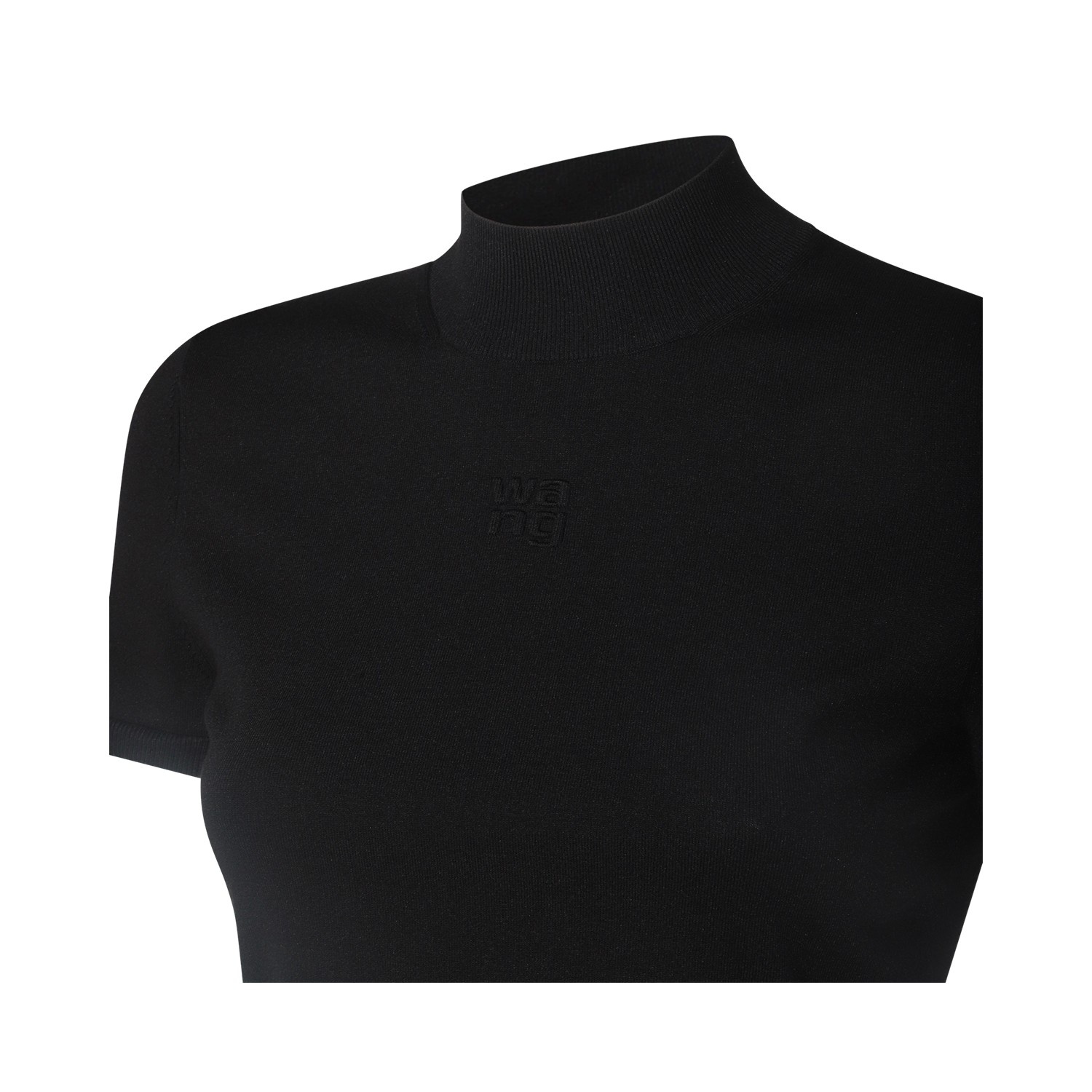 BLACK VISCOSE KNITWEAR - 3