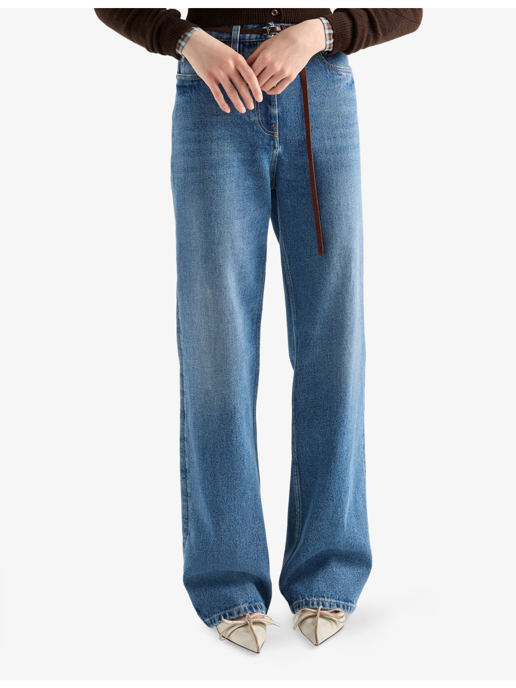 Straight-Leg Denim Jeans - 3