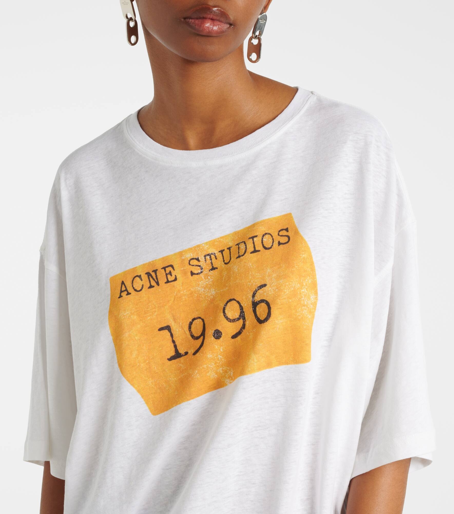 Logo cotton-blend jersey T-shirt - 4