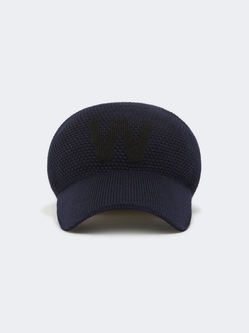 EDITA Wool baseball hat - MIDNIGHTBLUE 1