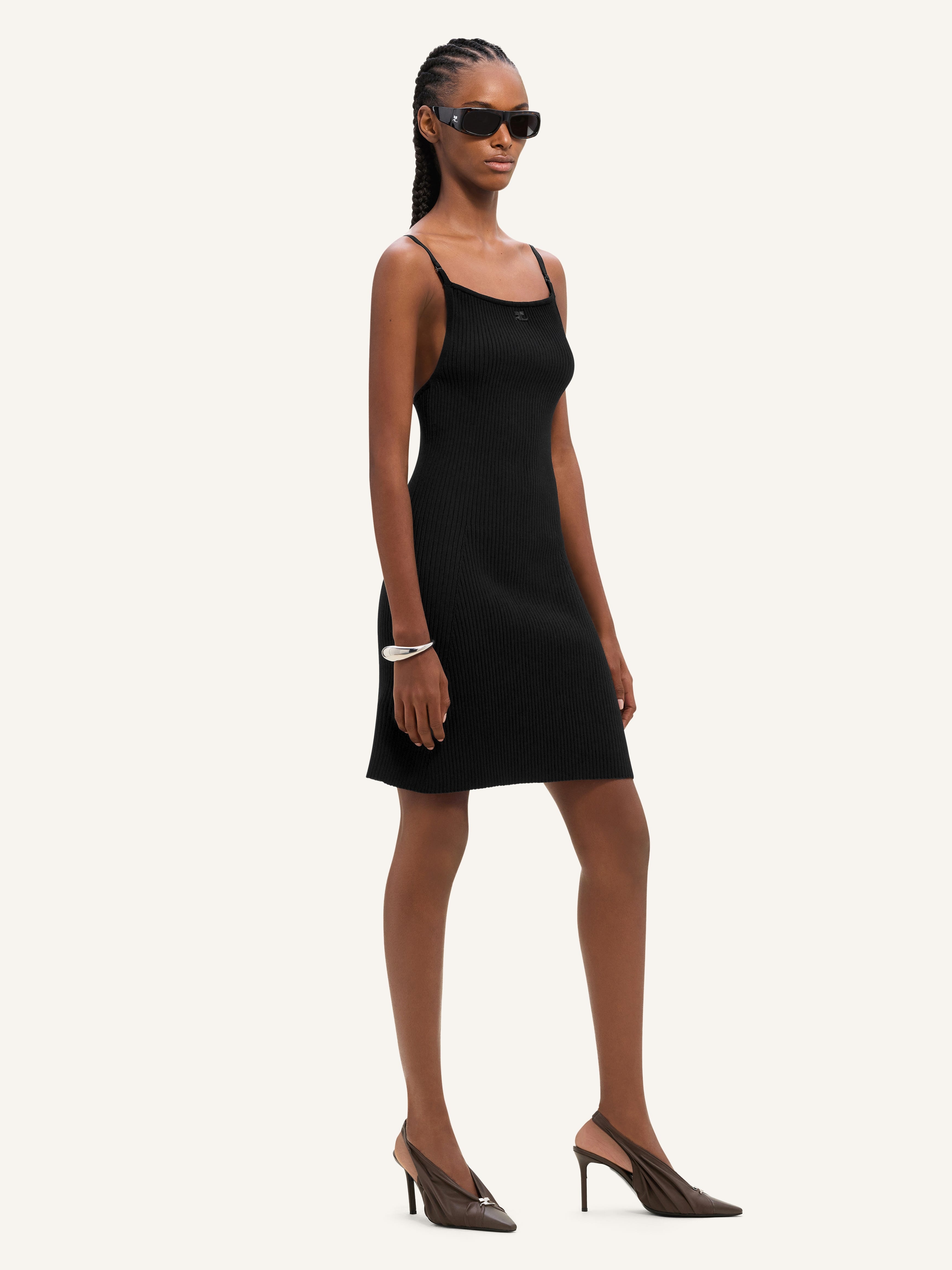 RIB KNIT MINI DRESS - 3