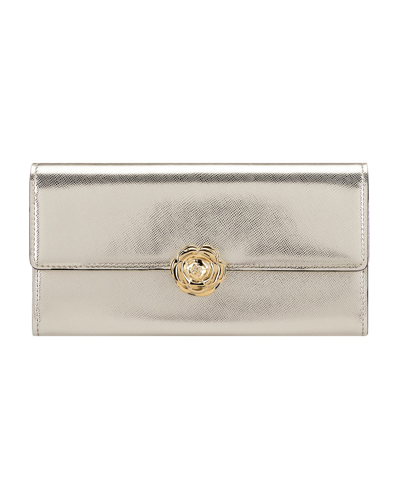 LIGHT GOLD CONTINENTAL WALLET 1
