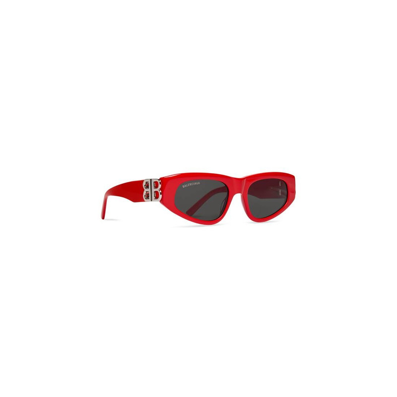BALENCIAGA Women's Dynasty D-frame Sunglasses in Red outlook